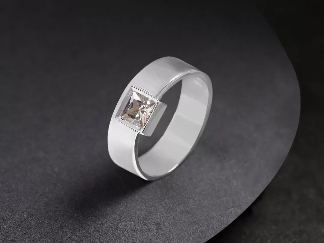 American Diamond Studded Ring