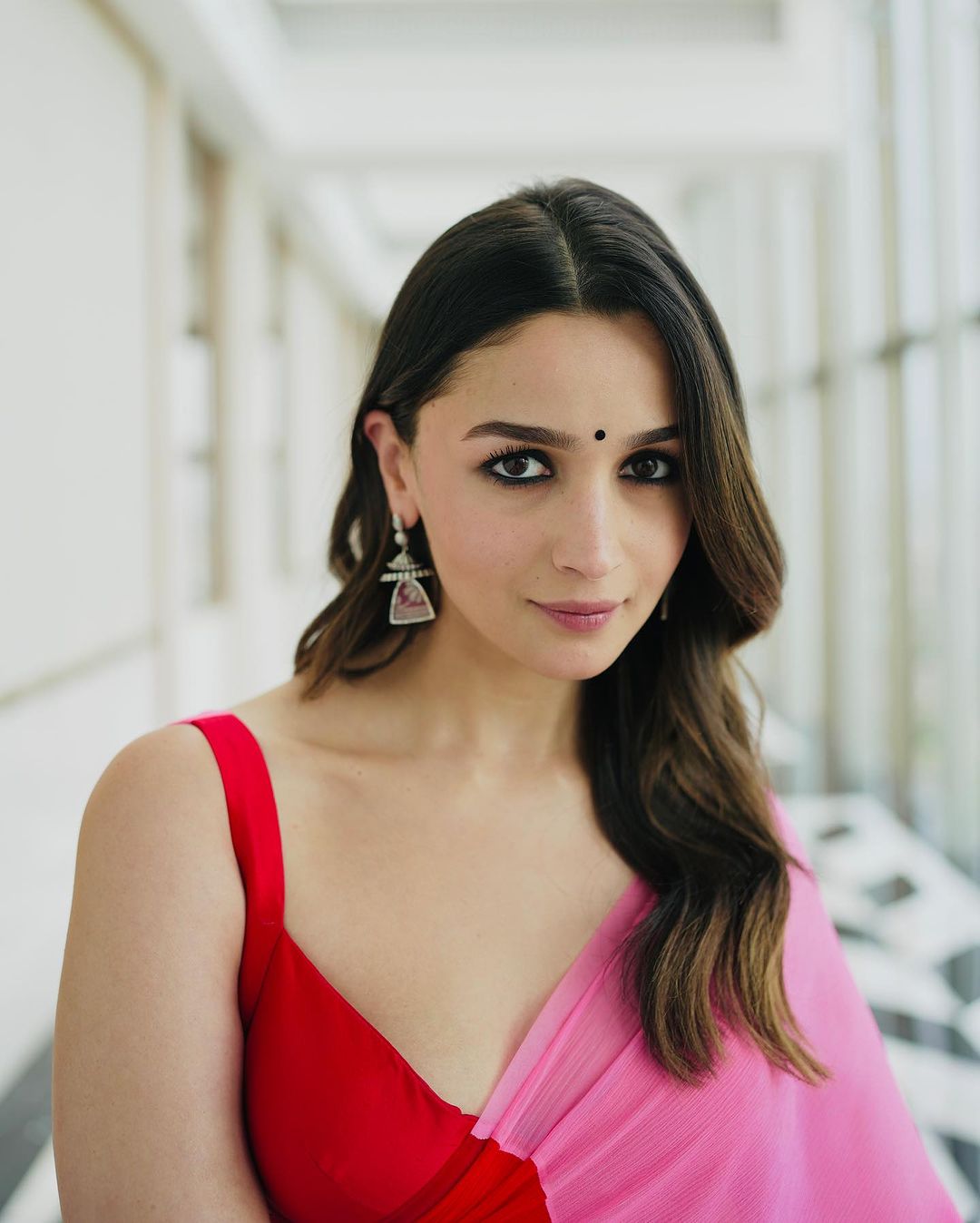 Statement Alia Bhatt inspire High Gold Pearl Drops Bird Theme Chandbali  Earrings | eBay