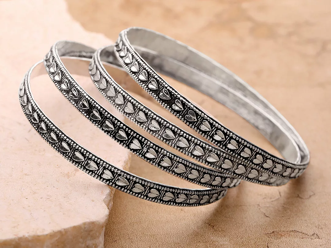 Silver-Plated Bangles