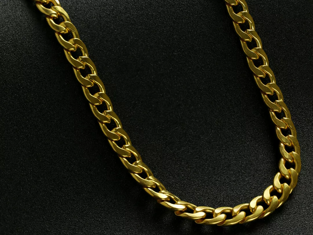 Gold-Plated Curb Chain