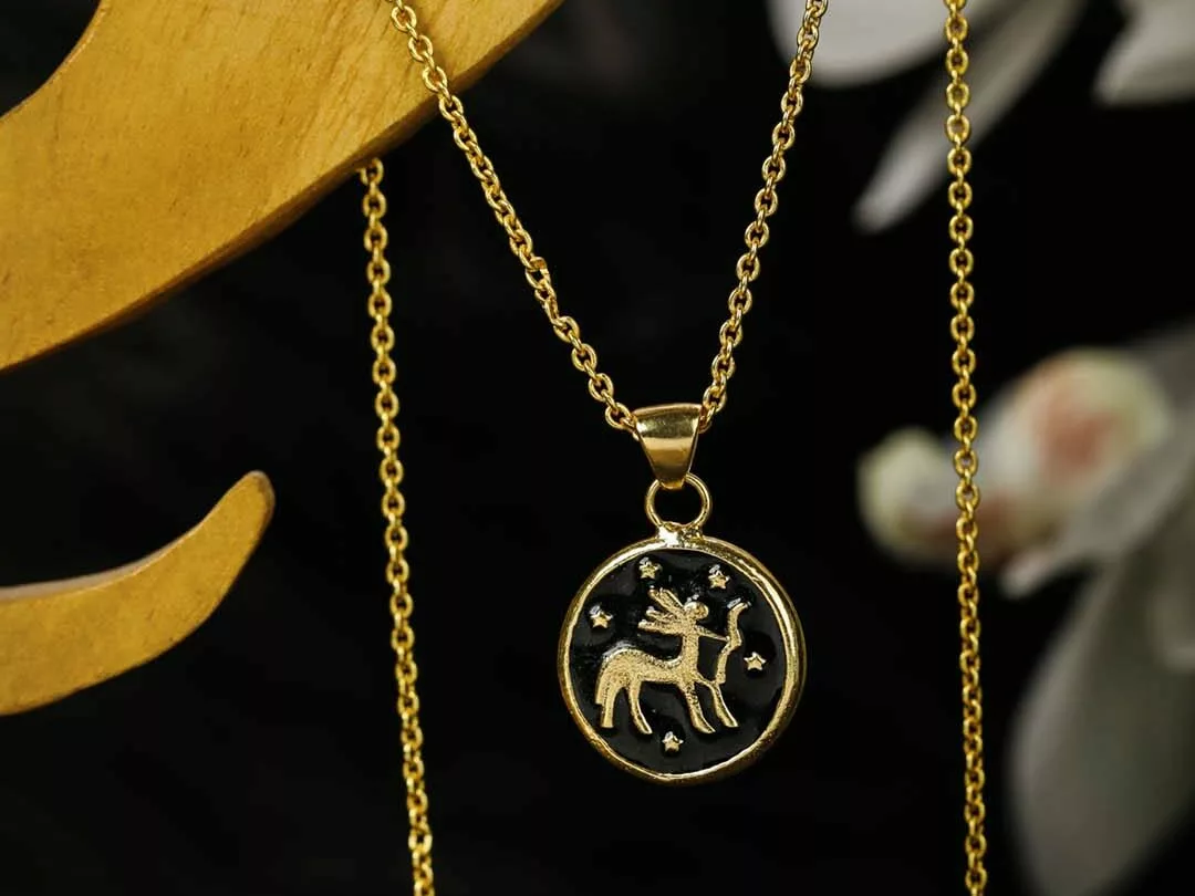 Black Gold Plated Necklace