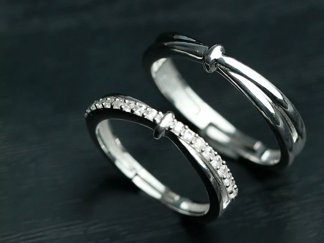 Sterling Silver Couple Rings