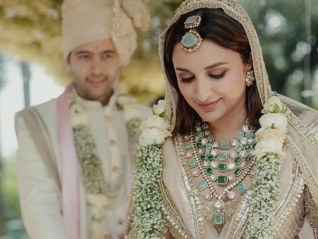 Parineeti Chopra Wearing Wedding Jewellery