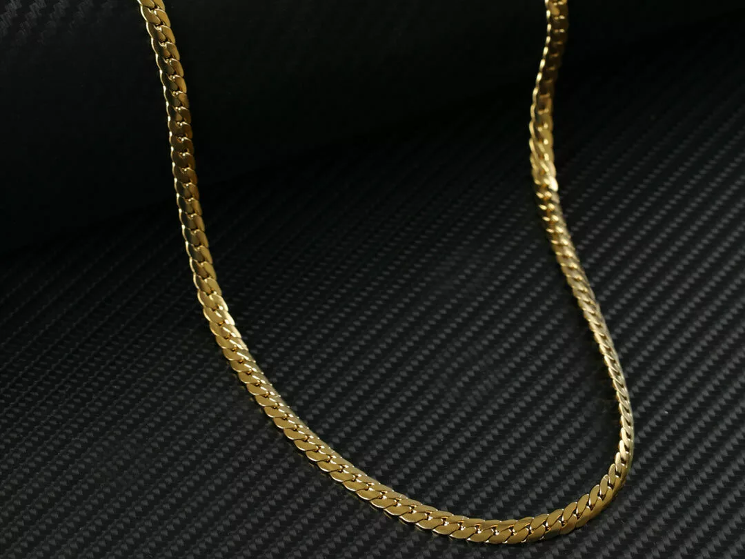 Gold-Plated Link Chain