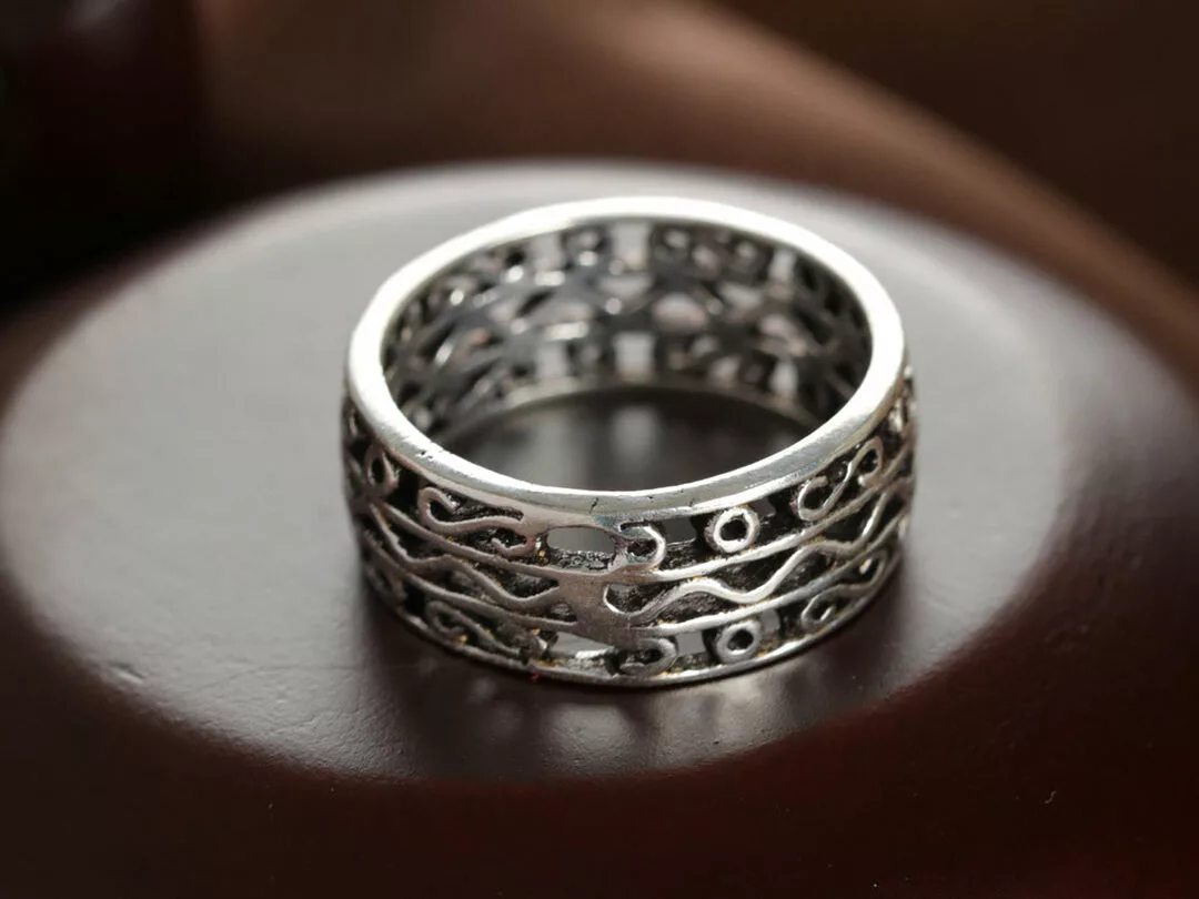 Silver-Plated Ring For Men