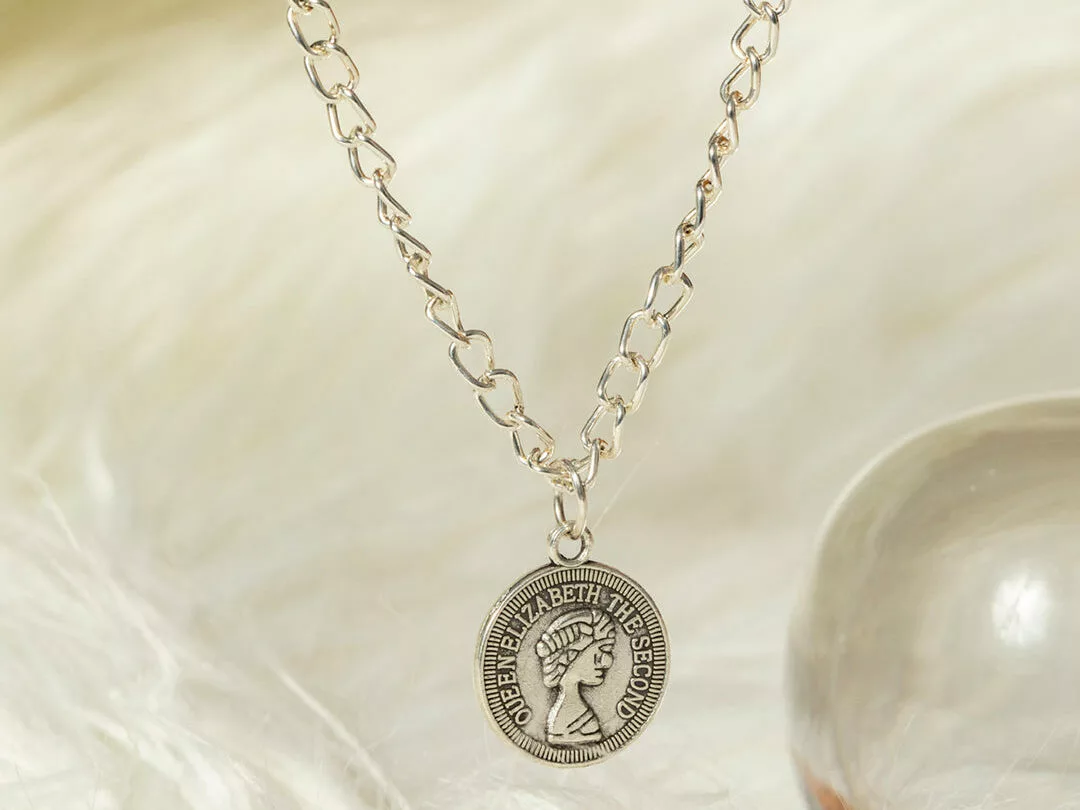 Coin Silver Necklace